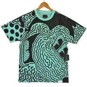 Diamond Supply Co x Keith Haring Mickey Mouse Craziest Adventure Tee Mint black